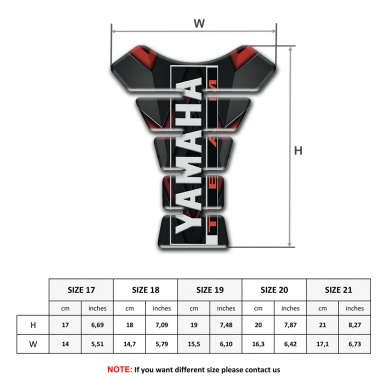 Yamaha Tank Protector Anti Slip Sticker Team Logo edition 
