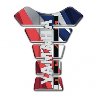 Yamaha Tank Guard Pads Multicolored Lines Design Team logo Style 