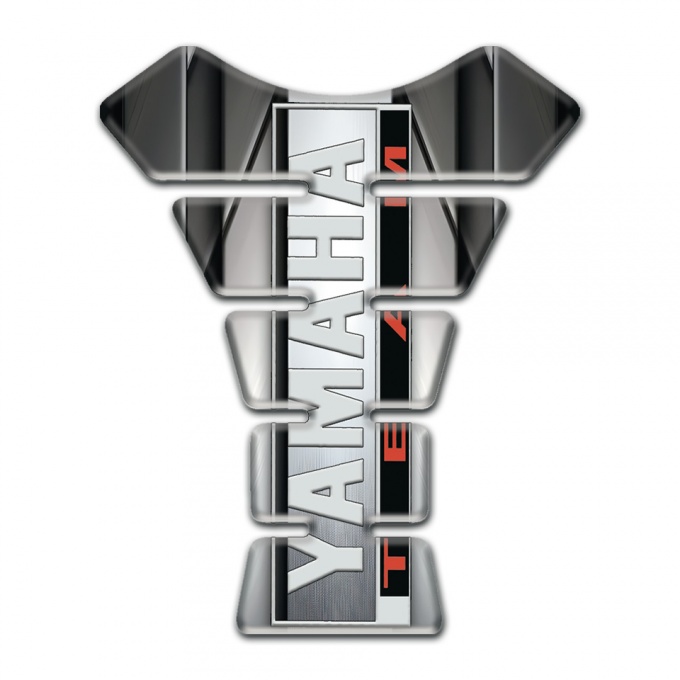 Yamaha Tank Guard Pads Gray Black Print Base Team Style 