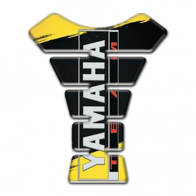 Yamaha Tank Protector Yellow Black Painting Style 