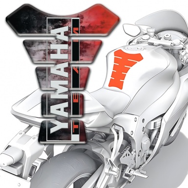 Yamaha Tank Pad Protector Mixed Colors background Team style 