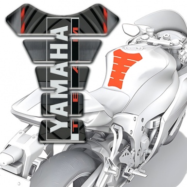 Yamaha Tank Pad Motorbike Silicone Sticker With Stylish Design 