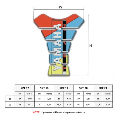 Yamaha Tank Protector Team Style Fresh Colors Edition 