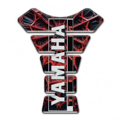 Yamaha Tank Guard Pads Unique Spider Web Design Model 