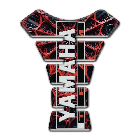 Yamaha Tank Guard Pads Unique Spider Web Design Model 