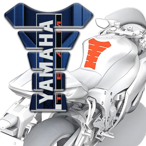 Yamaha Tank Pad Protector Base with Dark Blue Decoratrion 
