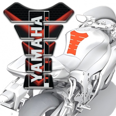 Yamaha Tank Pad Motorbike Base with Red Lights Effect 