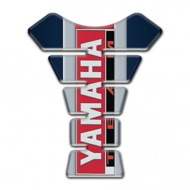Yamaha Tank Protector Base with Vertical Colors Design Team Logo Style 