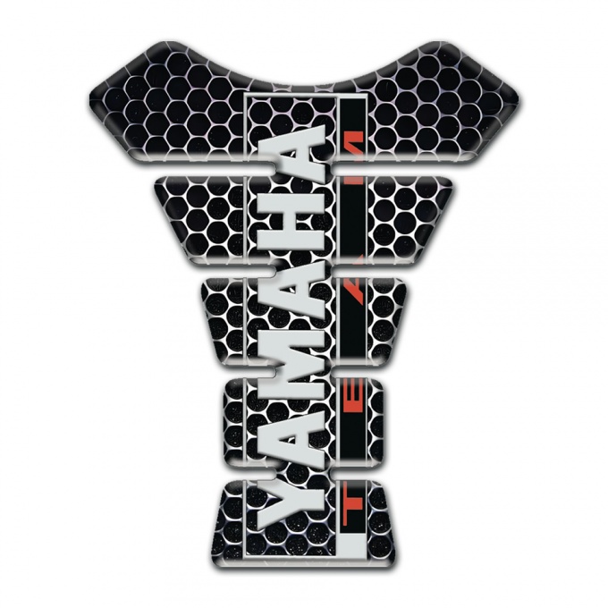 Yamaha Tank Protector Perforated Steel Base Team Logo Style 