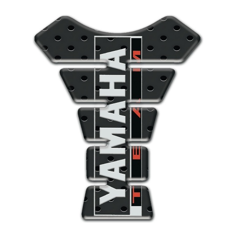 Yamaha Tank Guard Pads Perforated Effect Version Team Logo Style 