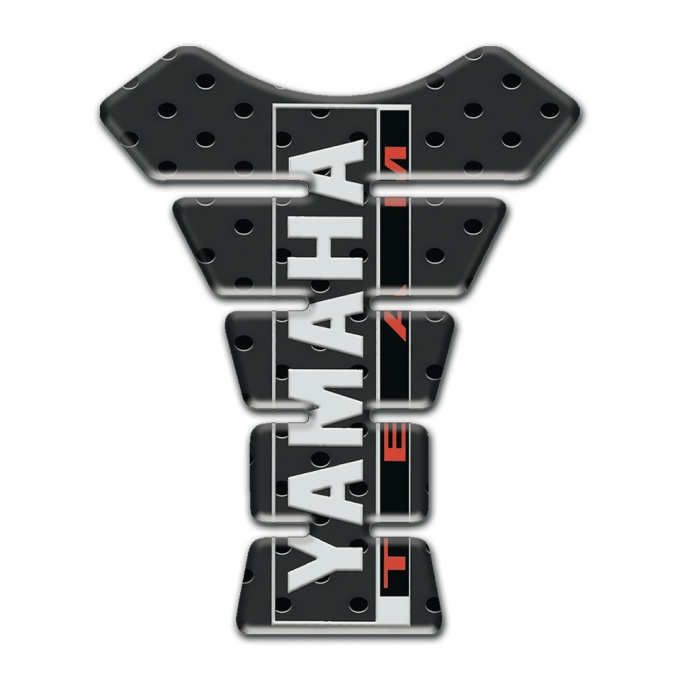 Yamaha Tank Guard Pads Perforated Effect Version Team Logo Style 