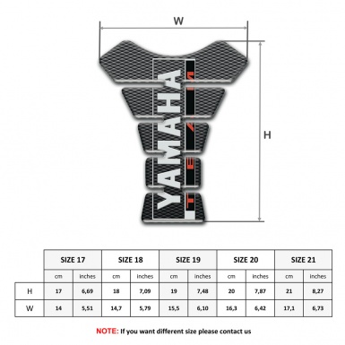 Yamaha Tank Protector Premium Quality Version with Team Logo style 