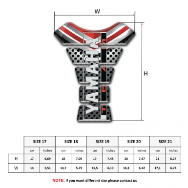 Yamaha Tank Pad Motorbike Anti Slip Sticker High-Quality Variant 