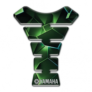 Yamaha  Tank Pad Motorbike Green Diamond Effect Design 