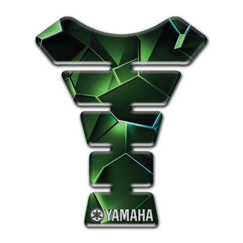 Yamaha  Tank Pad Motorbike Green Diamond Effect Design 