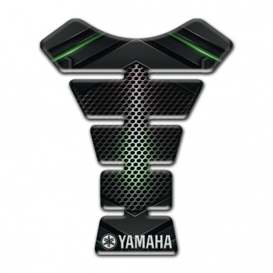 Yamaha Tank Pad Protector dark Base with Green Shadow type 