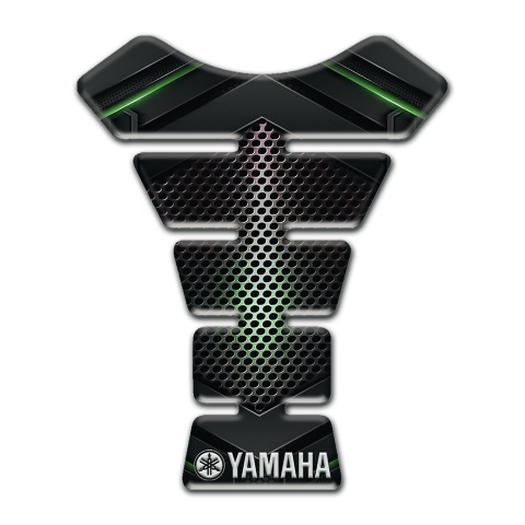 Yamaha Tank Pad Protector dark Base with Green Shadow type 