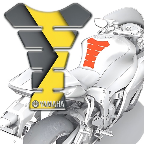 Yamaha Tank Fuse Yellow Gray decoration Type 