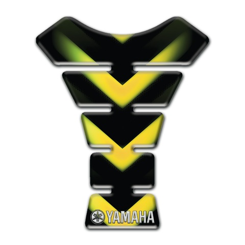 Yamaha Tank Protector Green Yellow V Shape Patterns Type 