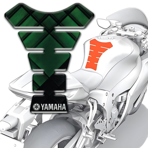Yamaha Tank Pad Motorbike dark Green Figures Type 