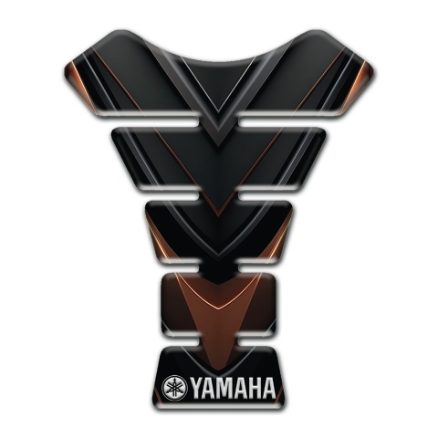 Yamaha Tank Protector Black Brown Decoration Type 