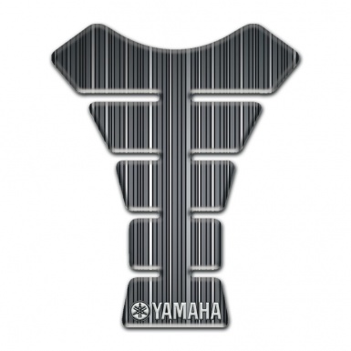 Yamaha Tank Guard Pads Gray with White Stripes Option 