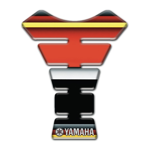 Yamaha Tank Pad Protector Colorful Design with White Logo 