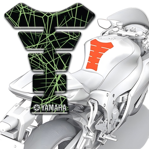 Yamaha Tank Fuse Green Spider Web Type 