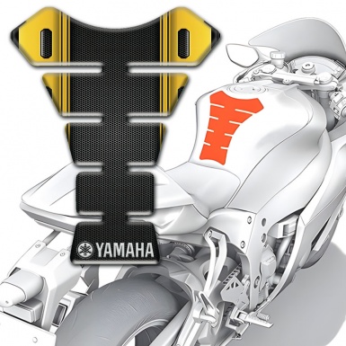 Yamaha Tank Pad Protector Yellow Black Model 