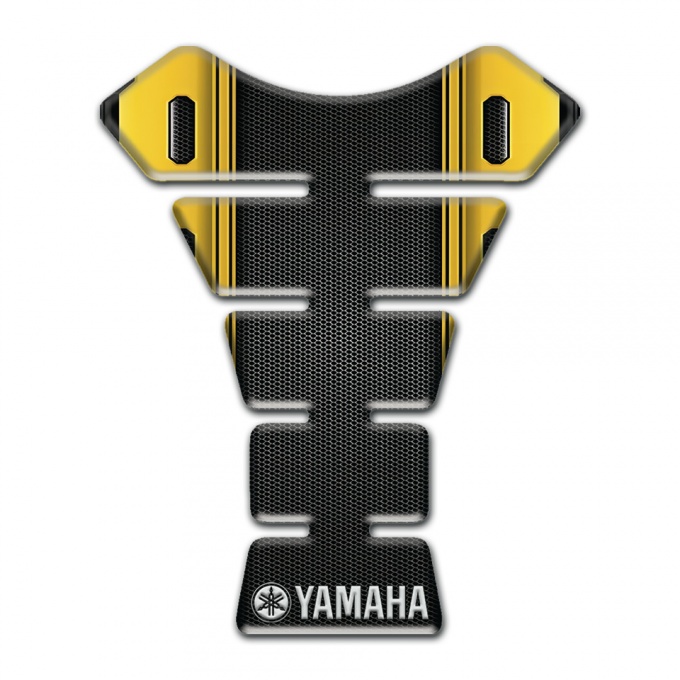 Yamaha Tank Pad Protector Yellow Black Model 