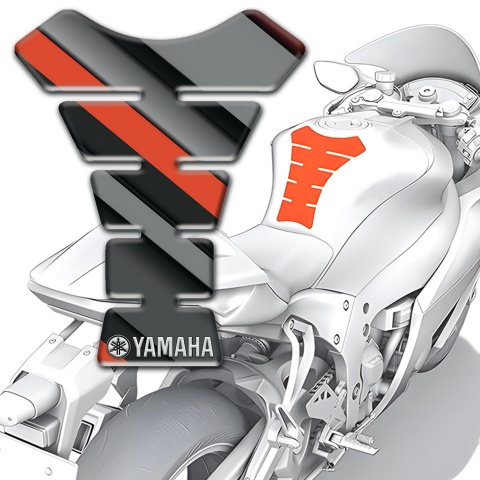 Yamaha Tank Guard Pads Diagonal Patterns Type 