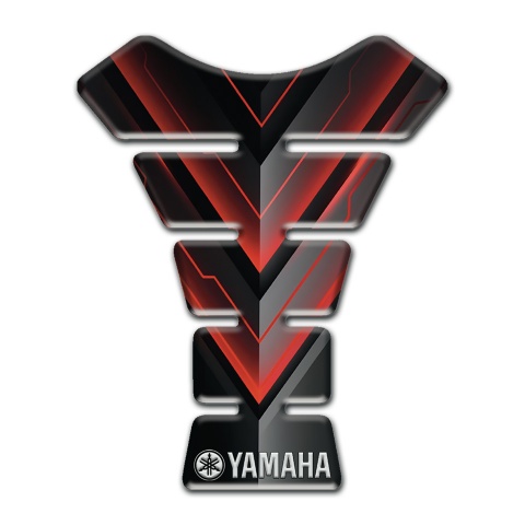 Yamaha Tank Protector Black with Red Details Type 