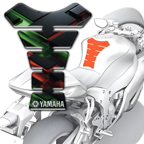 Yamaha Tank Protector Unique Edition with White Small Logo 