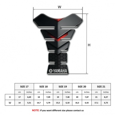 Yamaha Tank Pad Protector Premium Quality Variant 