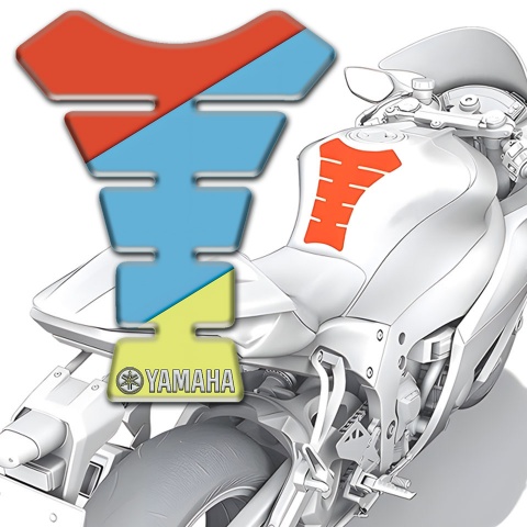 Yamaha Tank Pad Motorbike fresh Colors model 