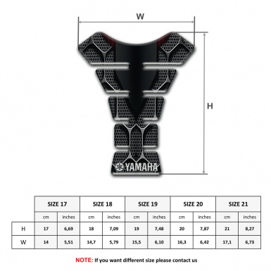 Yamaha Tank Fuse Stylish 3D Design Type 