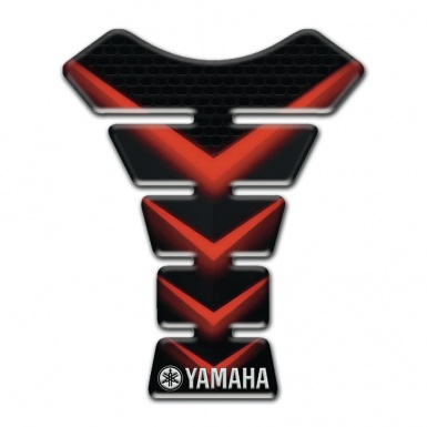 Yamaha Tank Guard Pads Red V Shape Lights type 