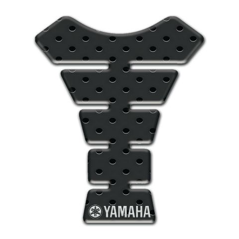 Yamaha Tank Pad Motorbike Black Perforated Base Example