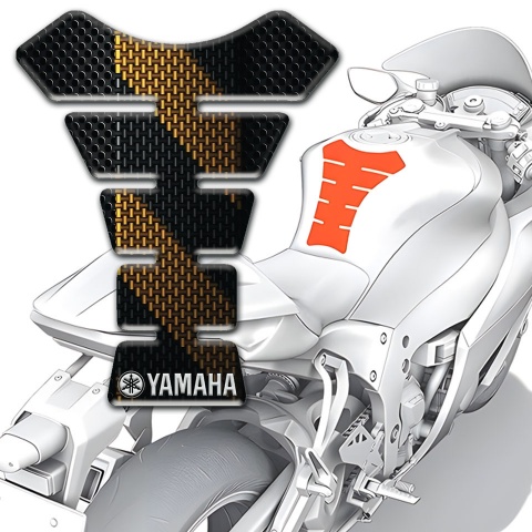 Yamaha Tank Fuse Edition Brown Black tapes 