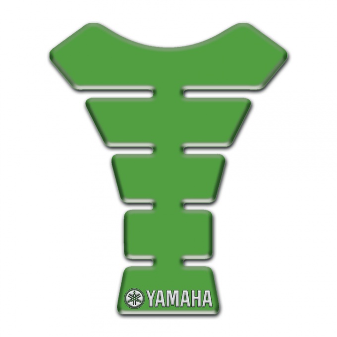 Yamaha Tank Protector Green Design Version 