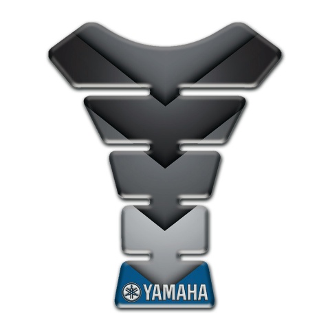 Yamaha Tank Pad Protector Gray Blue Elements Style 