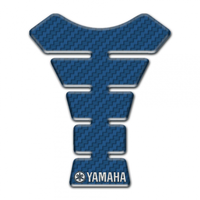 Yamaha Tank Pad Protector Edition navy Blue Carbon 
