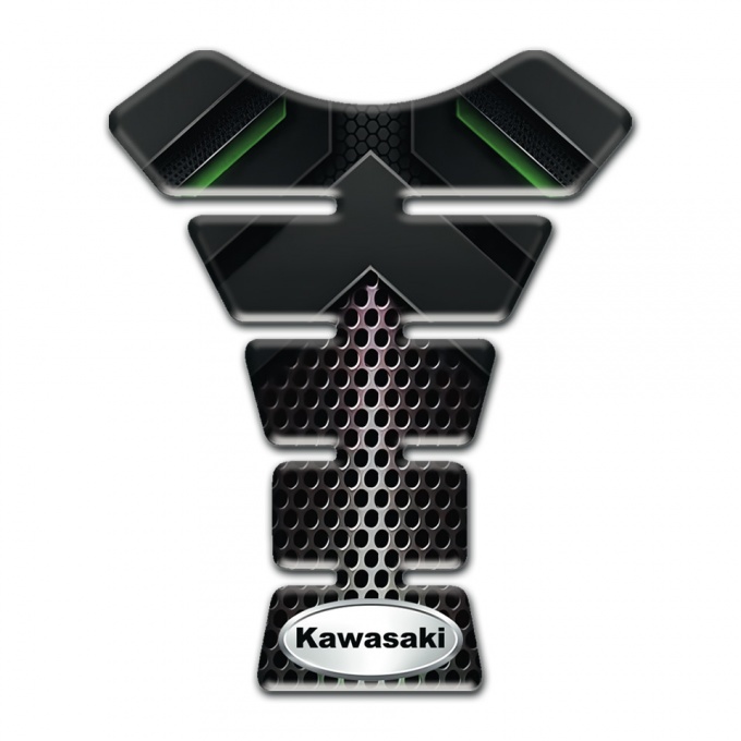 Kawasaki Tank Pad Motorbike Anti Slip Sticker Amazing Style 