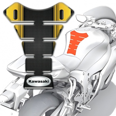Kawasaki Tank Fuse High End Yellow Black Edition 