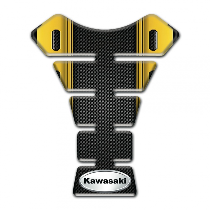 Kawasaki Tank Fuse High End Yellow Black Edition 