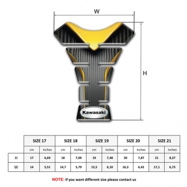 Kawasaki Tank Protector Stylish Gray Yellow model with Oval Logo 