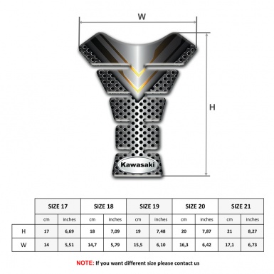 Kawasaki Tank Protector Racing Edition Stylish Design 