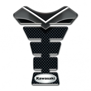 Kawasaki Tank Fuse Motorcycle Silicone Sticker Stylish Vision 