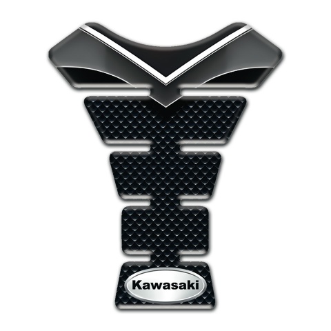 Kawasaki Tank Fuse Motorcycle Silicone Sticker Stylish Vision 