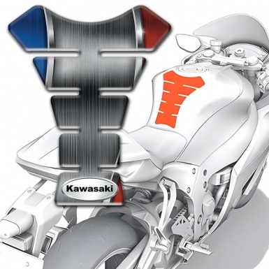 Kawasaki Tank Pad Motorbike Oval Logo Design High-Quality Model 